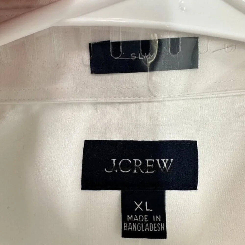 J. Crew‎ Men's Size XL Slim-fit Bowery wrinkle-free stretch cotton shirt NWT